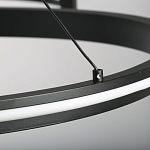 Люстра подвесная светодиодная в виде волнообразной ленты Ribbon Vortex варинант исполнения - 9 | Loft Concept в Липецке