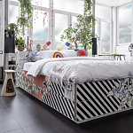 Дизайнерская кровать с системой хранения варинант исполнения - 1 | Loft Concept в Липецке