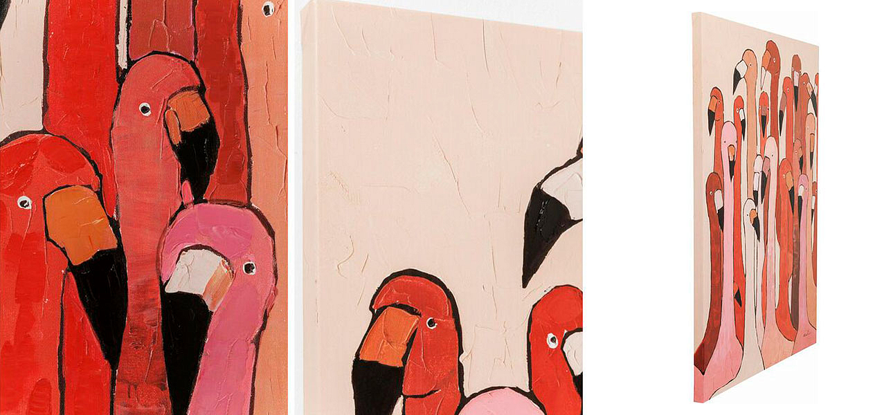 Постер A flock of Flamingos Постер A flock of Flamingos - Loft-Concept в Липецке