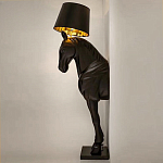 Horse Statue Floor Lamp Большой светильник Черная Лошадь варинант исполнения - 3 | Loft Concept в Липецке