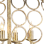 Люстра в форме шара с рядами из колец Million Rings варинант исполнения - 1 | Loft Concept в Липецке