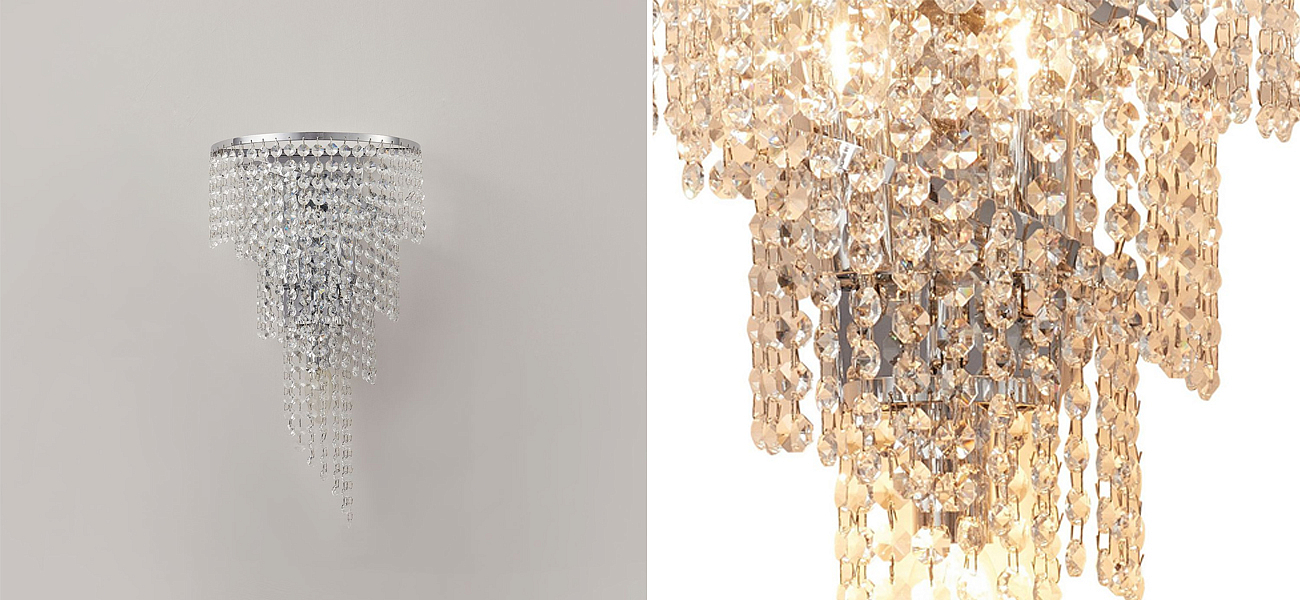 Хрустальное бра Crystal Art Хрустальное бра Crystal Art - Loft-Concept в Липецке