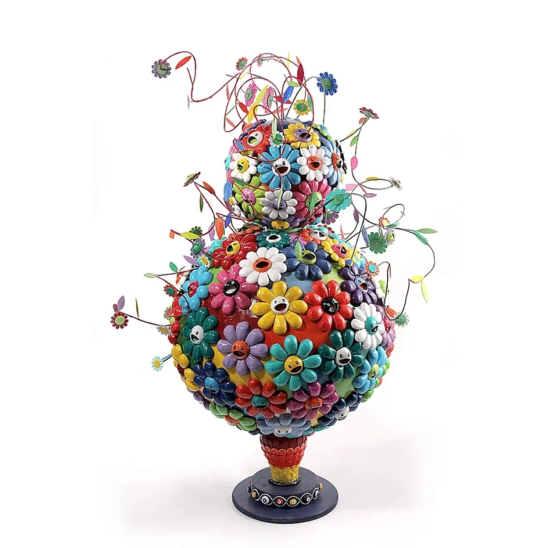 Большой Арт-объект Композиция из улыбающихся цветов по дизайну Takashi Murakami Flower Matango Мульти Большой Арт-объект Композиция из улыбающихся цветов по дизайну Takashi Murakami Flower Matango Мульти в Липецке | Loft Concept