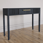 Элегантная Консоль Primo с выдвижным ящиком Черный дуб варинант исполнения - 2 | Loft Concept в Липецке