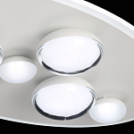 Потолочный светильник овальной формы белого цвета с 7-ю лампами Lunar Pebbles варинант исполнения - 8 | Loft Concept в Липецке