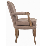 Кресло Aubrey Classical Armchair brown flax варинант исполнения - 1 | Loft Concept в Липецке