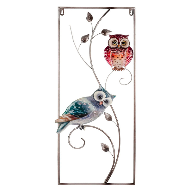 Аксессуар настенный из металла Blank Space Owls Мульти в Липецке | Loft Concept 