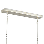 Люстра серебряная из пересекающихся прямоугольных элементов Intersecting Rectangles варинант исполнения - 3 | Loft Concept в Липецке