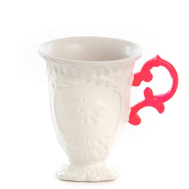 Кружка Seletti I-Mug Fuchsia Белый Фуксия Кружка Seletti I-Mug Fuchsia Белый Фуксия в Липецке | Loft Concept