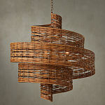 Люстра фактурная в виде спирали Enveloping Art варинант исполнения - 4 | Loft Concept в Липецке