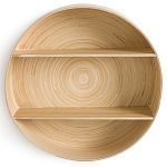 Полка настенная из бамбука Zenara варинант исполнения - 1 | Loft Concept в Липецке