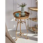 Столик приставной на фигурном подножии Magnificent Century варинант исполнения - 5 | Loft Concept в Липецке