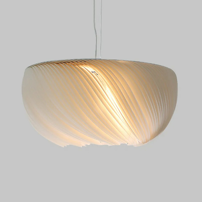 Подвесной светильник с белыми изящными декоративными лепестками Volumetric Petal Lamp Белый в Липецке | Loft Concept 