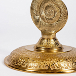 Кофейный стол из металла с круглой столешницей Table Gold Metal варинант исполнения - 3 | Loft Concept в Липецке