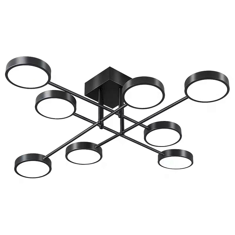 Потолочный светильник светодиодный черный Bendik Lighting Белый Черный Потолочный светильник светодиодный черный Bendik Lighting Белый Черный в Липецке | Loft Concept