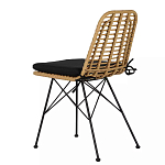 Стул с ротанговым плетением Wicker Stool без подлокотников варинант исполнения - 3 | Loft Concept в Липецке