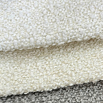 Мебельная ткань белый молочный Букле 142 см 1001 варинант исполнения - 1 | Loft Concept в Липецке