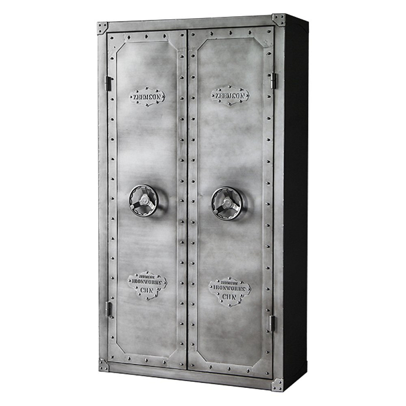 Шкаф Loft Safe 2 секции Серебряный Шкаф Loft Safe 2 секции Серебряный в Липецке | Loft Concept