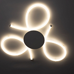 Люстра белого цвета с тремя изогнутыми светодиоидными плафонами Luke Lampco Tracer Lamp варинант исполнения - 2 | Loft Concept в Липецке