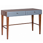 Стол письменный из массива бука с 2-мя ящиками серый Wenge Light варинант исполнения - 1 | Loft Concept в Липецке