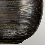 Настольная лампа с круглым фарфоровым основанием ручной работы с покрытием глазурью и белым абажуром из искусственного шелка Elstead Lighting варинант исполнения - 5 | Loft Concept в Липецке