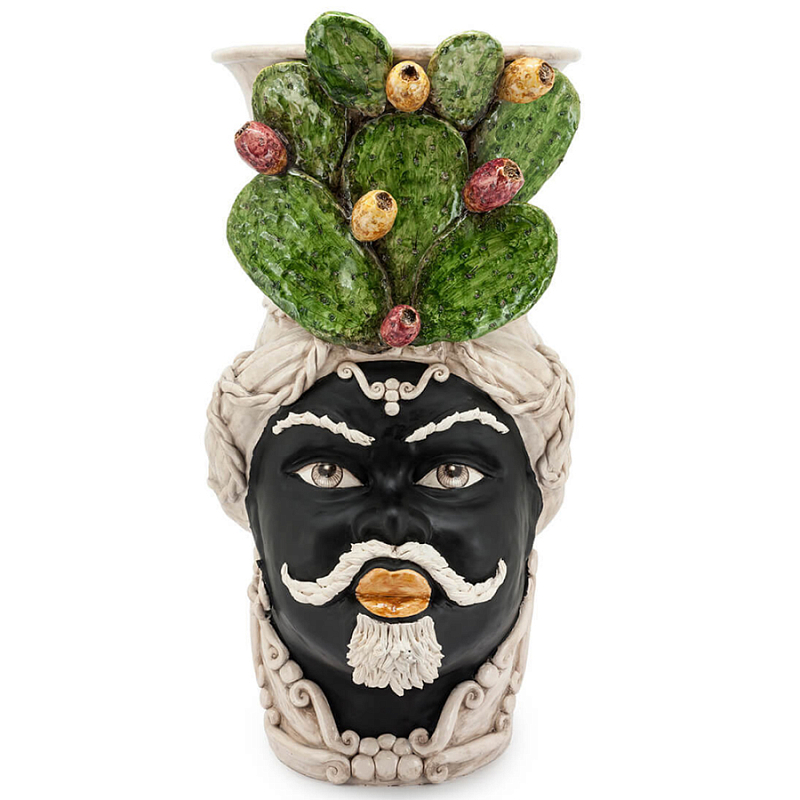 Большая Напольная ваза Abhika VASE MORO MAN FICO Зеленый Коричневый Большая Напольная ваза Abhika VASE MORO MAN FICO Зеленый Коричневый в Липецке | Loft Concept