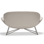 Дизайнерский двухместный диван Gio Ponti D.157.6  - DUE FOGLIE Sofa варинант исполнения - 5 | Loft Concept в Липецке