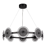 Люстра с плафонами из фактурного двойного стекла Heterochromia варинант исполнения - 5 | Loft Concept в Липецке