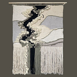 Панно ручная работа Черно-Белый Природный Орнамент  варинант исполнения - 4 | Loft Concept в Липецке