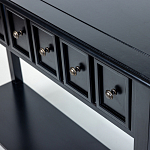 Черная консоль с выдвижными ящиками Monica варинант исполнения - 3 | Loft Concept в Липецке