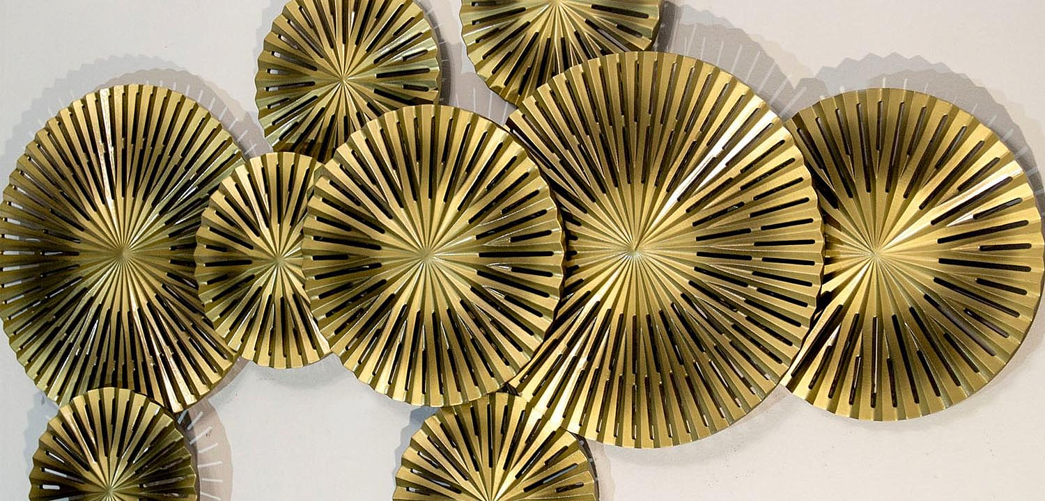 Арт-объект Apollo Brown and Gold Wall Plaque Disc gap 9 Арт-объект Apollo Brown and Gold Wall Plaque Disc gap 9 - Loft-Concept в Липецке