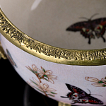 Фарфоровая чаша с бронзовыми элементами Eden Garden варинант исполнения - 6 | Loft Concept в Липецке