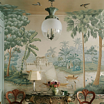 Обои ручная роспись River Scenes of Bengal Kolkata варинант исполнения - 1 | Loft Concept в Липецке