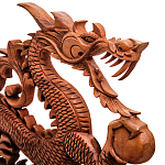 Панно из дерева дракон Panel With Animals варинант исполнения - 2 | Loft Concept в Липецке