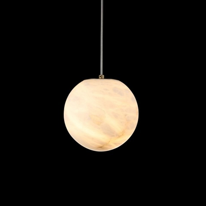 Люстра подвесная с сферическими плафономи из натурального камня Glowing Spheres Латунь Белый Люстра подвесная с сферическими плафономи из натурального камня Glowing Spheres Латунь Белый в Липецке | Loft Concept