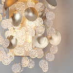 Бра с декоративными подвесками из прозрачного стекла в форме монеток FAIRYTREE Light варинант исполнения - 4 | Loft Concept в Липецке