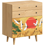 Комод с принтом на ящиках Elise Chest of Drawers варинант исполнения - 16 | Loft Concept в Липецке