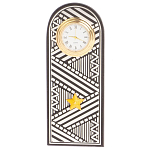 Часы подарочные настольные в виде погона Генерала из натурального камня Змеевик Silver Military Clock варинант исполнения - 4 | Loft Concept в Липецке