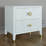Тумба прикроватная с двумя ящиками Elsa Dreams White варинант исполнения - 1 | Loft Concept в Липецке