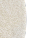 Стол обеденный с круглой столешницей из керамики на четырех черных ножках Sand Ceramics варинант исполнения - 3 | Loft Concept в Липецке