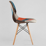 Стул с обивкой в технике пэчворк DSW варинант исполнения - 3 | Loft Concept в Липецке