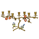 Бронзовый подсвечник на 7 свечей Eden Garden варинант исполнения - 1 | Loft Concept в Липецке