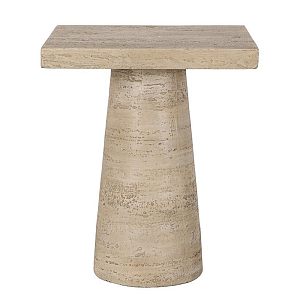 Столик приставной с квадратной столешницей Textured Cream Table