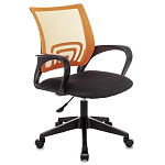 Офисное кресло с основанием из черного пластика Desk chairs Orange варинант исполнения - 1 | Loft Concept в Липецке