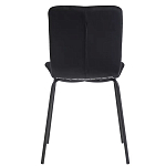 Стул черный с обивкой из велюра Black Archie Chair варинант исполнения - 4 | Loft Concept в Липецке