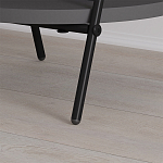 Стол приставной с 2-мя круглыми столешницами цвета антрацит ESSEL SIDE TABLE ANTHRACITE варинант исполнения - 2 | Loft Concept в Липецке