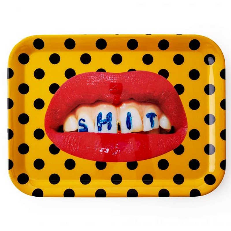Поднос Seletti Shit Желтый Мульти Поднос Seletti Shit Желтый Мульти в Липецке | Loft Concept