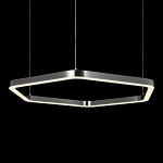 Люстра подвесная светодиодная в форме шестиугольника Диаметр 100 см Hexagon Horizontal варинант исполнения - 4 | Loft Concept в Липецке