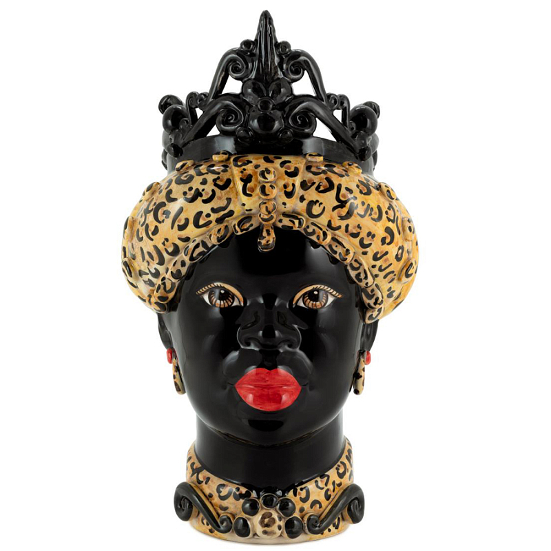 Ваза Abhika VASE MORO LADY MEDIUM Коричневый Ваза Abhika VASE MORO LADY MEDIUM Коричневый в Липецке | Loft Concept