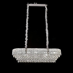 Люстра овальная с каскадом из прозрачного хрусталя Constant Sparks варинант исполнения - 3 | Loft Concept в Липецке